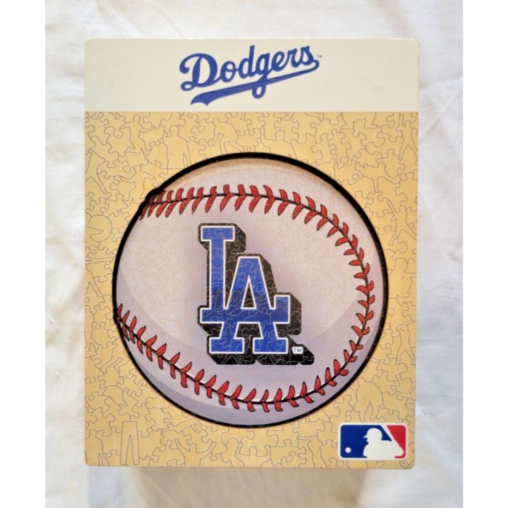 Wooden Puzzle L.A. Dodgers Iconic Size Medium 270 Pieces MLB - Brand New/Sealed